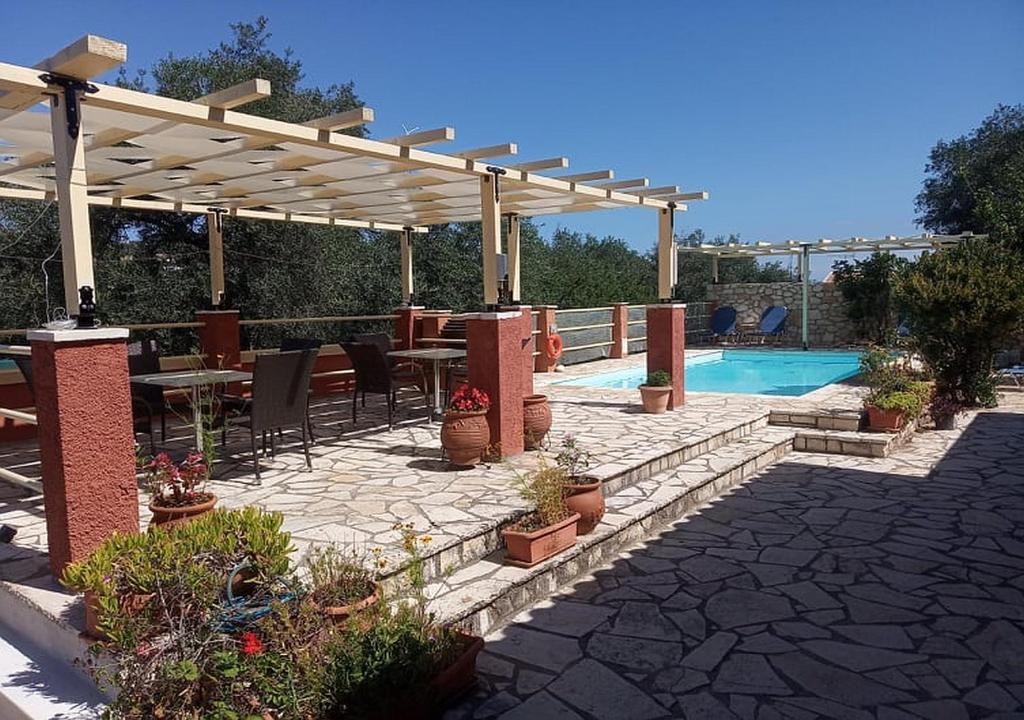 Bazén v ubytování Paxos Bonzai Studios nebo v jeho okolí