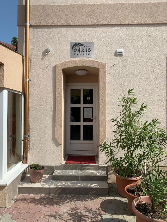 Exteriér nebo vchod ubytování Oázis Panzió