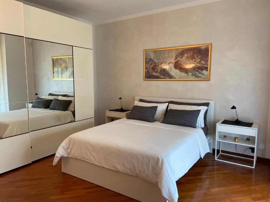 Postel nebo postele na pokoji v ubytování Casa Rosaria