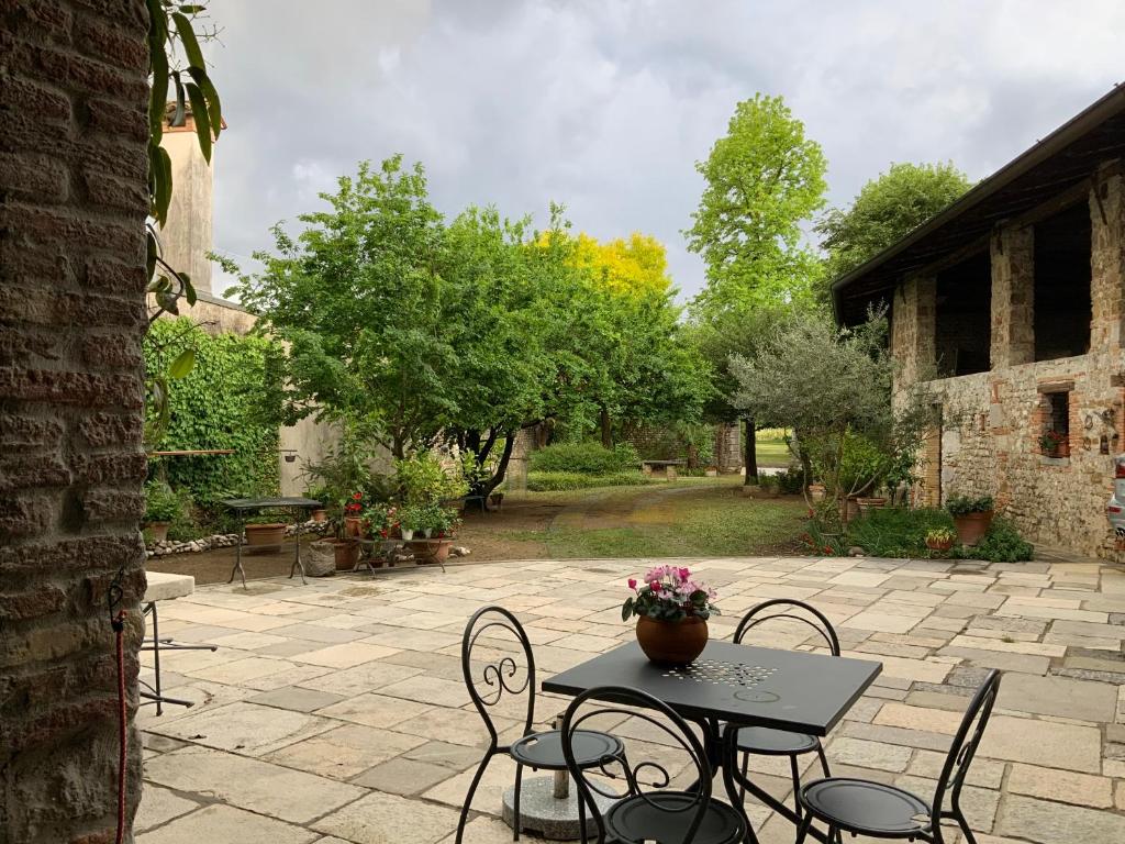 Zahrada ubytování Casa Barnaba-Manin