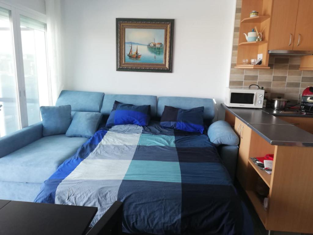 Kuchyň nebo kuchyňský kout v ubytování Apartamento Jardines del Campanario