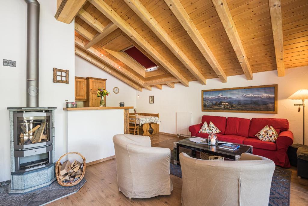 Zona d'estar a BaseCamp Apartments