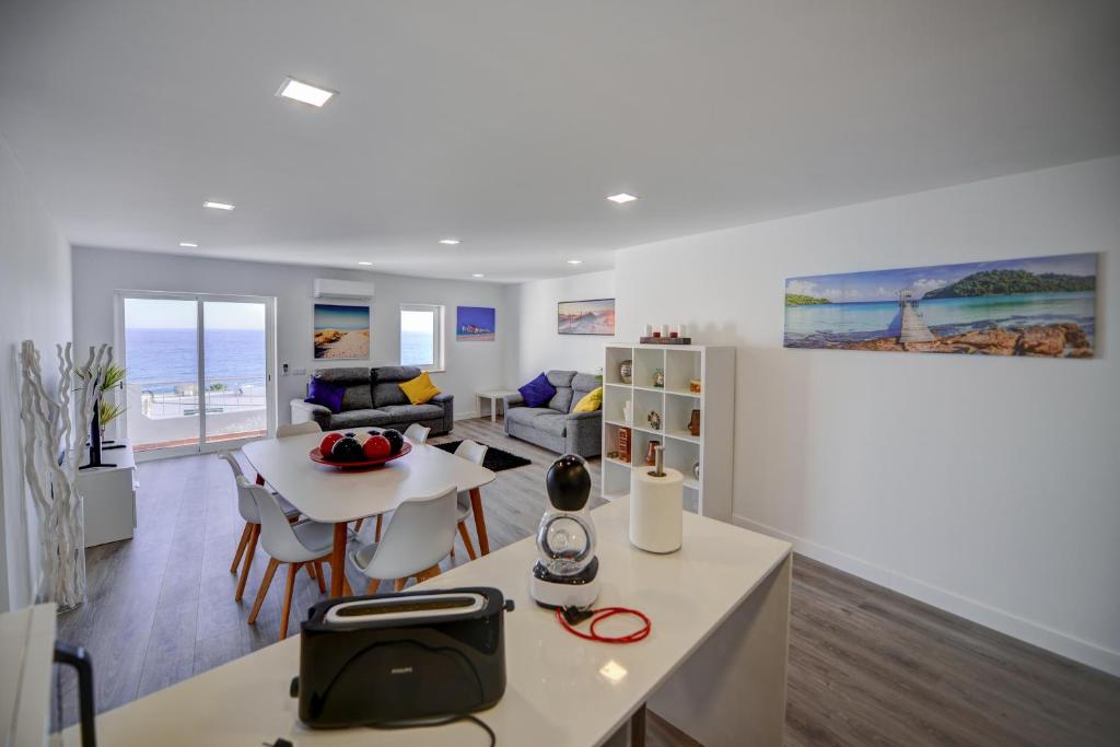 Posezení v ubytování SEAFRONT LUZ APARTMENT