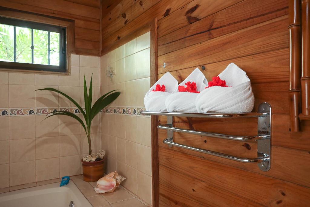 Koupelna v ubytování Casa Marcellino Lodge