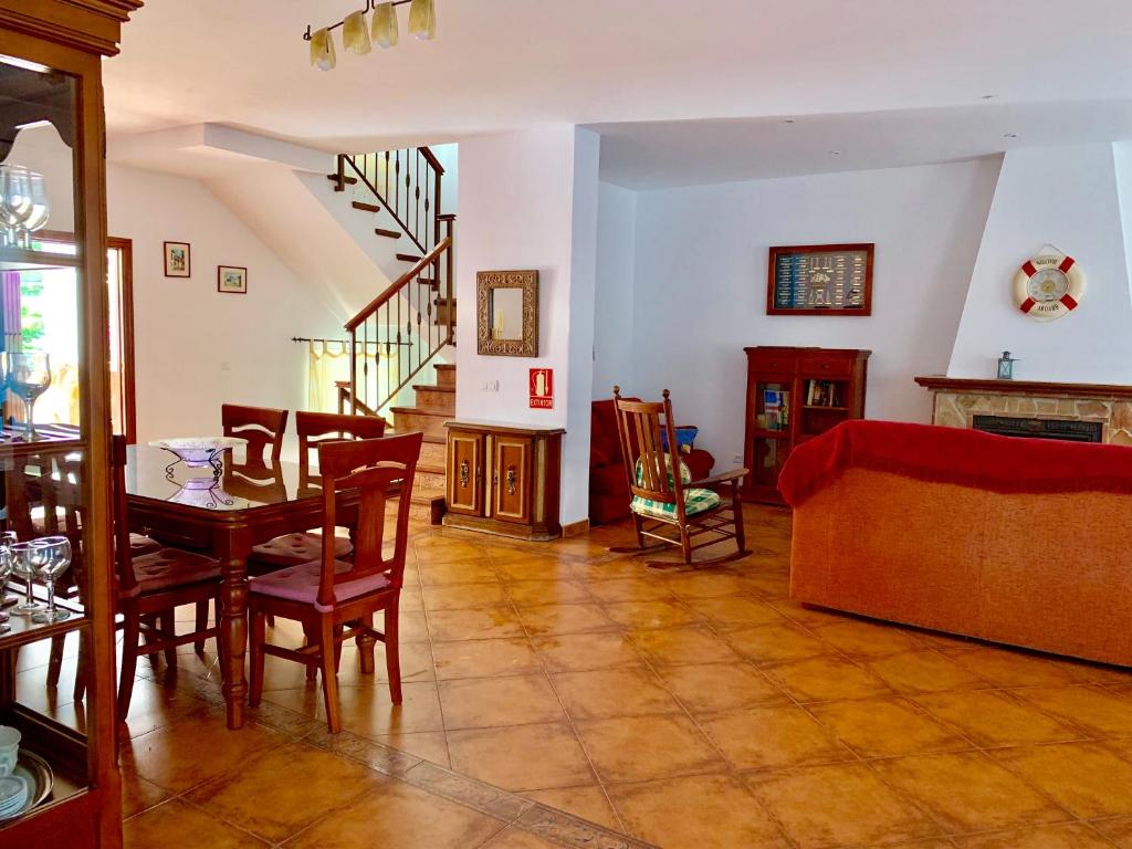 Zona de estar de Villa Pelae