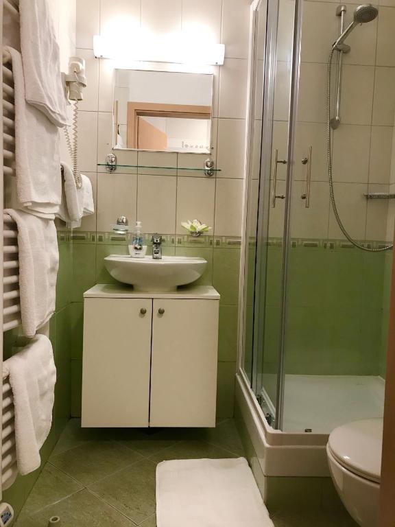 Koupelna v ubytování Apartment Gaber 82