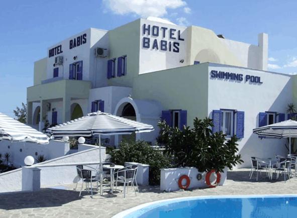 Bazén v ubytování Babis Hotel nebo v jeho okolí