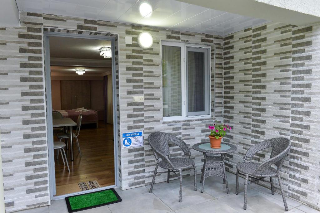 Patio nebo venkovní prostory v ubytování Cozy House