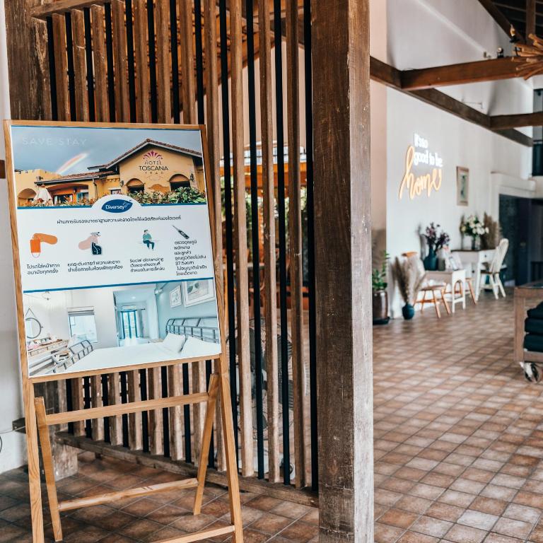 Restaurace v ubytování Hotel Toscana Trat