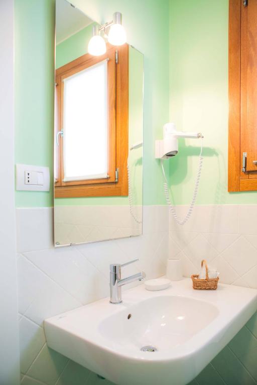 A bathroom at Agriturismo la Chiocciola