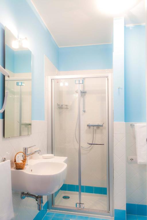 A bathroom at Agriturismo la Chiocciola