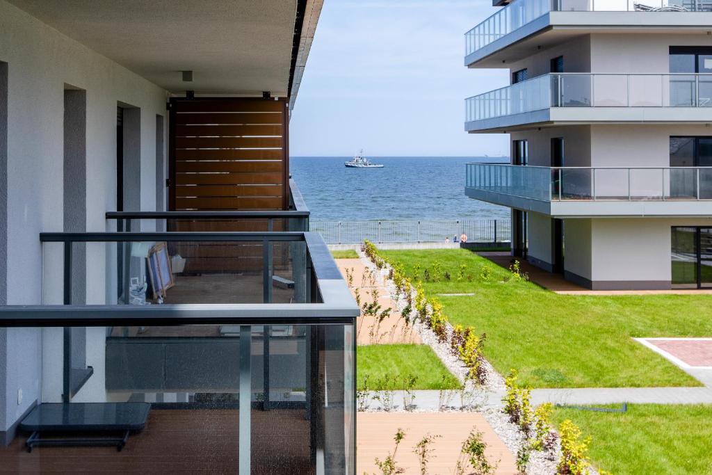 Zdjęcie z galerii obiektu Apartament LAWENDOWY Gardenia Dziwnów z widokiem na morze EPapartamenty w Dziwnowie