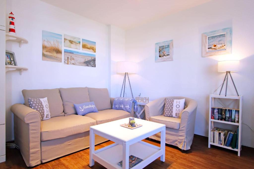 Χώρος καθιστικού στο Appartment Mocker