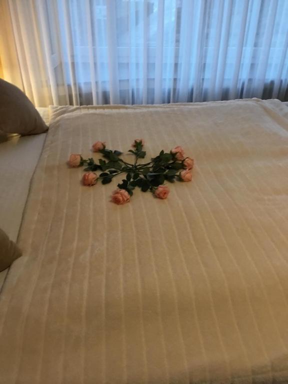 Postel nebo postele na pokoji v ubytování Hotel Zum Berggarten