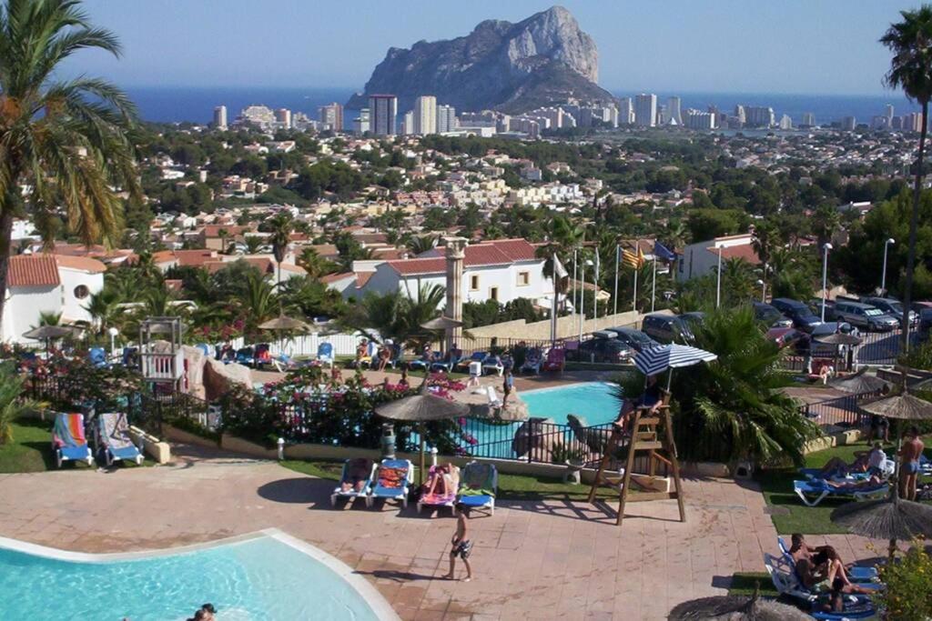 a view of a resort with a mountain in the background at IMPERIAL PARK SPA RESORT CALPE in Calpe