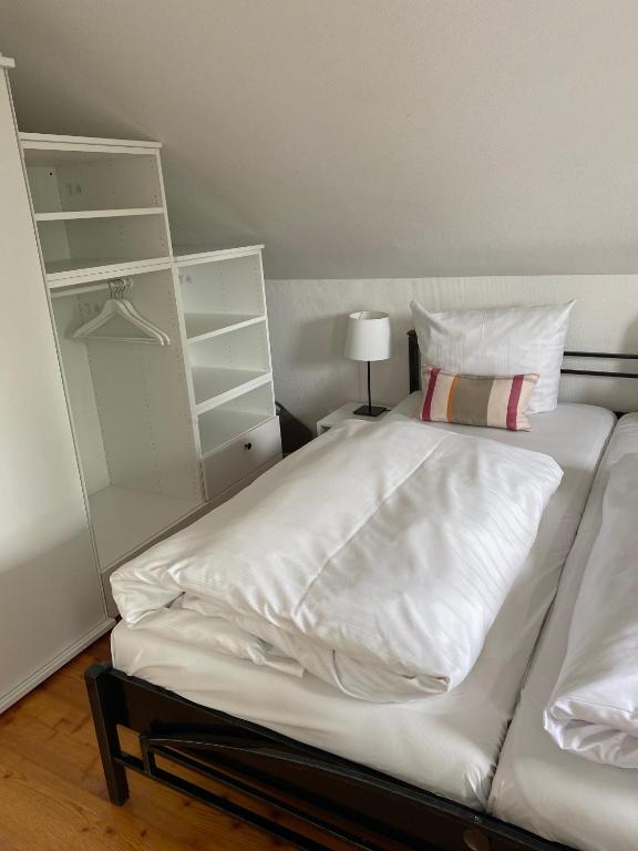 Postel nebo postele na pokoji v ubytování Villa An Der See