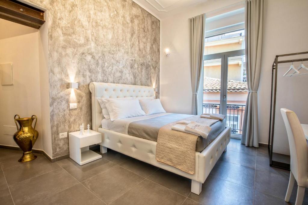 Posteľ alebo postele v izbe v ubytovaní Materia relais