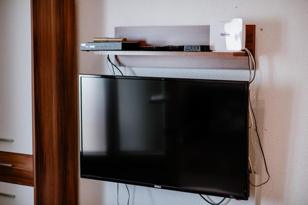 TV a/nebo společenská místnost v ubytování Apartmens Leona