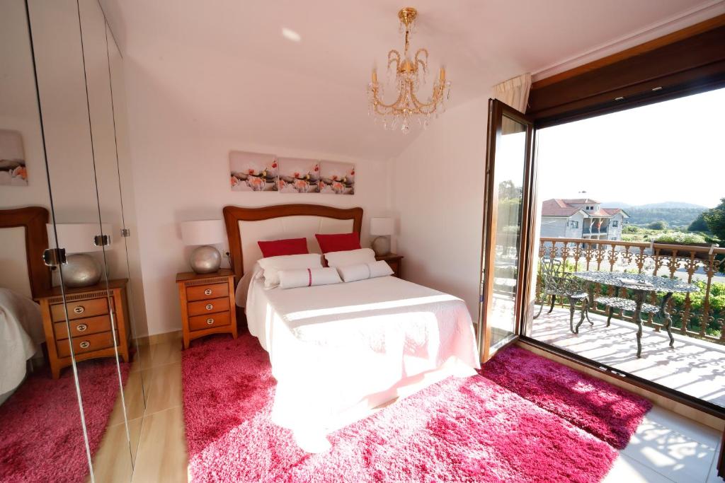 Posteľ alebo postele v izbe v ubytovaní Casa Victoria garden con Jacuzzi y piscina