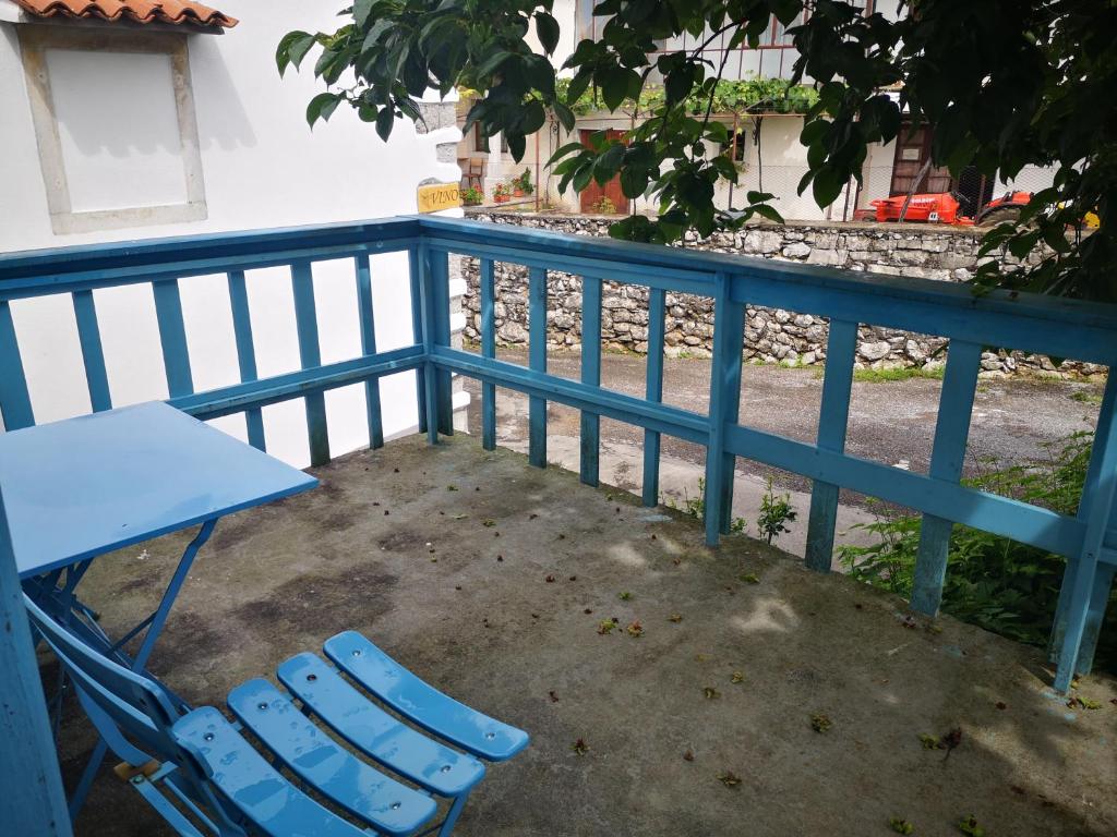 Balkón nebo terasa v ubytování Hiša Šucarija