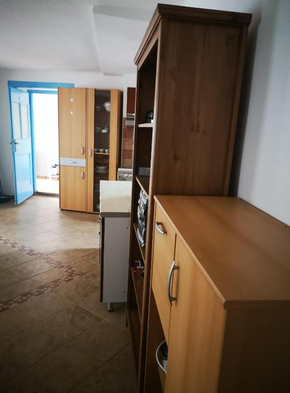 Kuchyň nebo kuchyňský kout v ubytování Hiša Šucarija