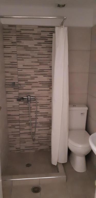 Koupelna v ubytování Antonia Rooms