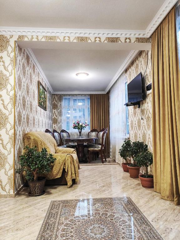 TV a/nebo společenská místnost v ubytování Sophia's GuestHouse