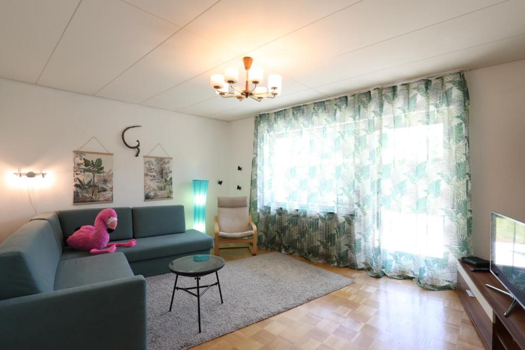 Χώρος καθιστικού στο Love&Air&Mountains