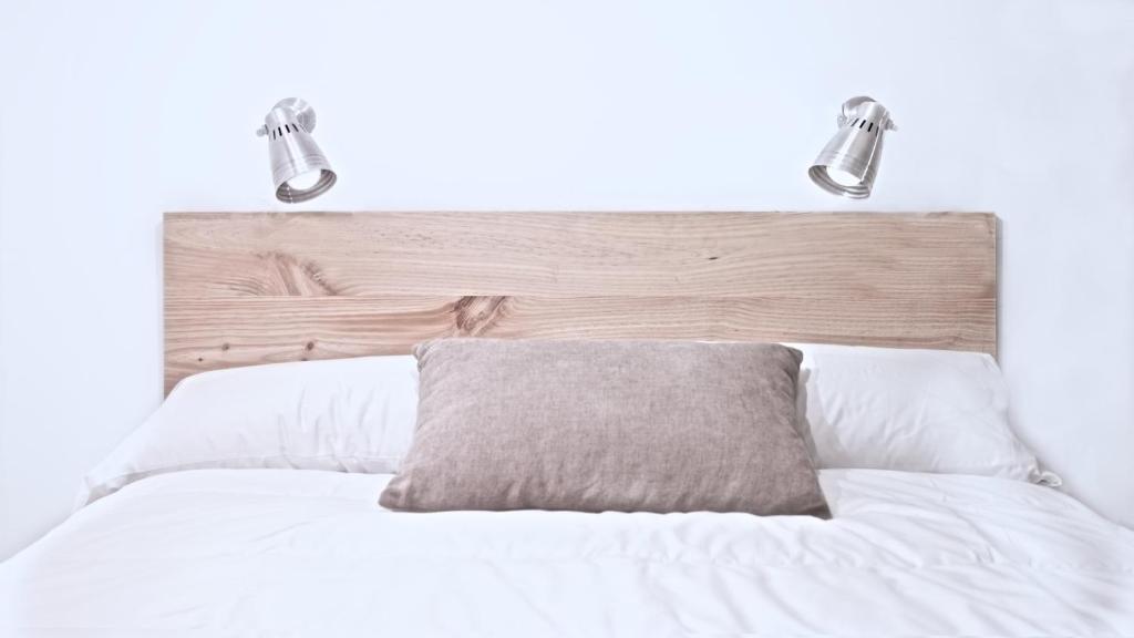 Cama o camas de una habitación en The Hat Madrid