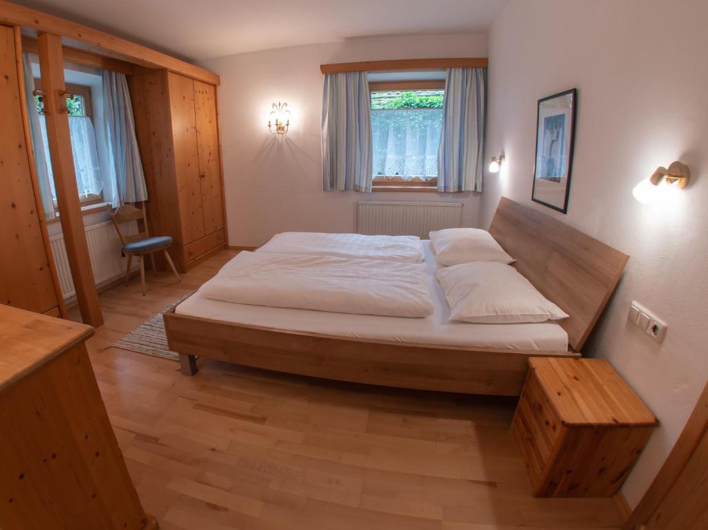Postel nebo postele na pokoji v ubytování Haus Christophorus