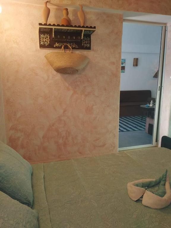 Svetainės erdvė apgyvendinimo įstaigoje Nouveau Bungalow Djerba