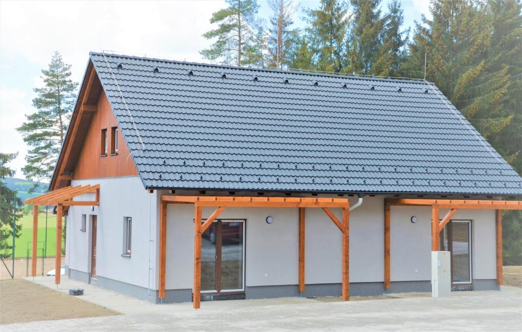 Budova, kde se aparthotel nachází