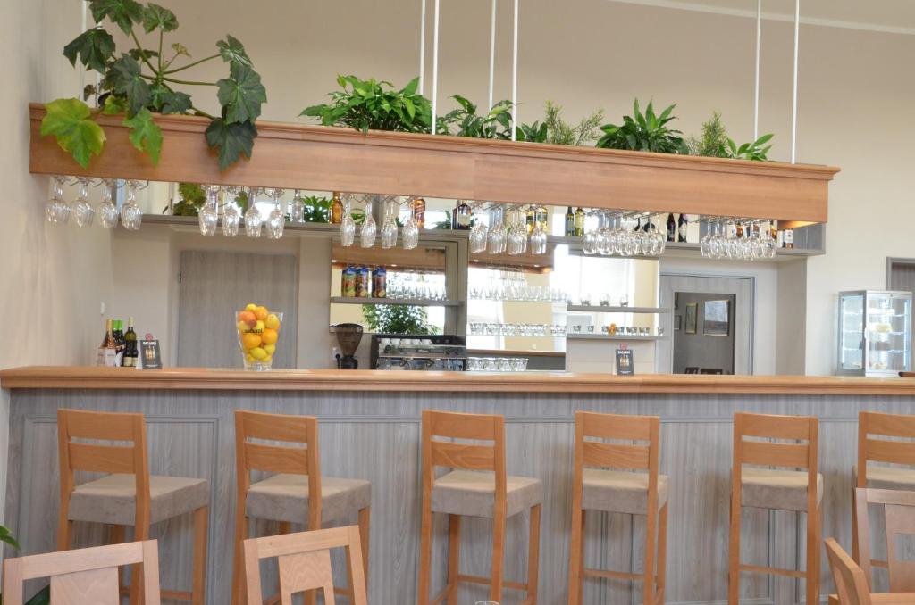 Lounge nebo bar v ubytování Apartmány Deluxe
