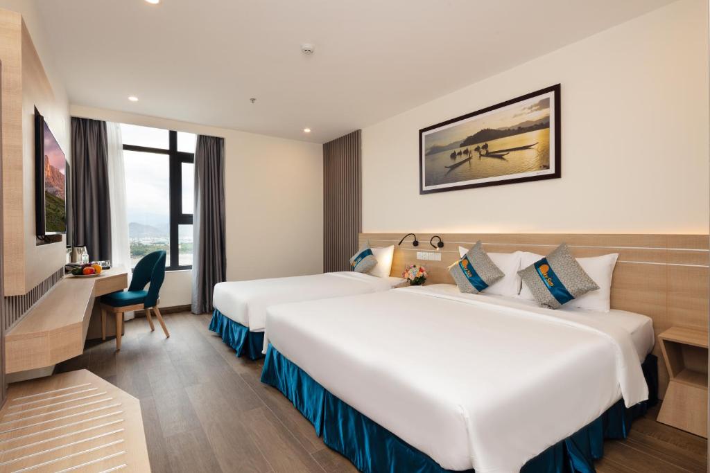לאקי סאן הוטל נה טראנג ביץ׳ Lucky Sun Hotel Nha Trang Beach – תמונה 1