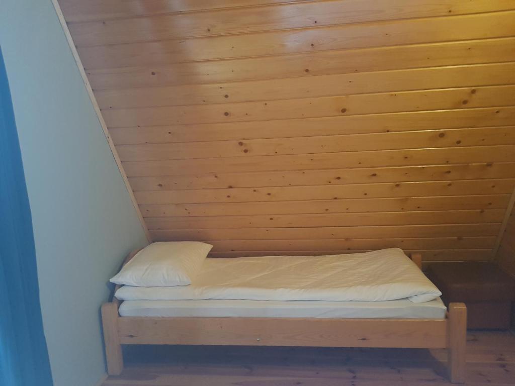 Postel nebo postele na pokoji v ubytování CIME Ekonomik