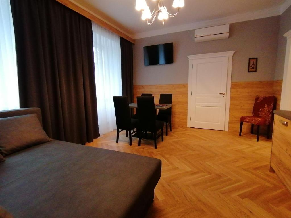 Posezení v ubytování GOLDEN STAR - Premium Apartments