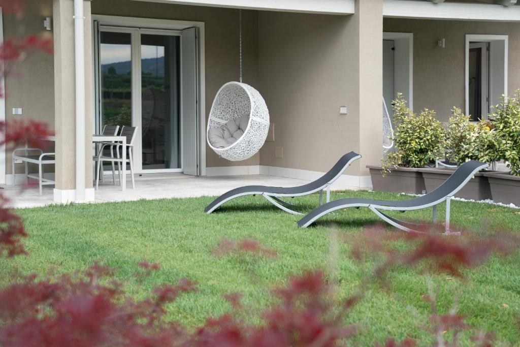Vonkajšia záhrada v ubytovaní Residence Le Aromatiche
