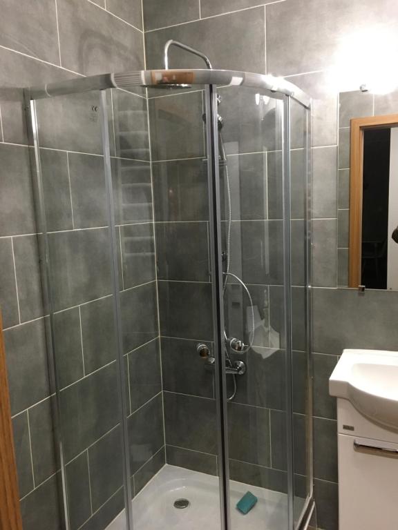 Koupelna v ubytování Apartament Aquasfera