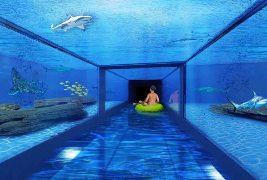 Bazén v ubytování Apartament Aquasfera nebo v jeho okolí