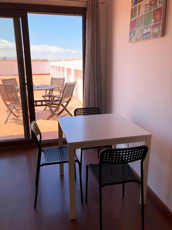 Balkón nebo terasa v ubytování Cotillo Ocean View