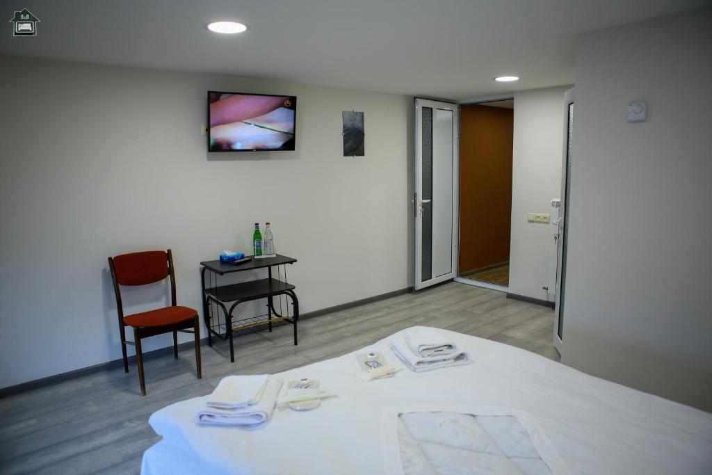 TV a/nebo společenská místnost v ubytování Guest House in Gyumri