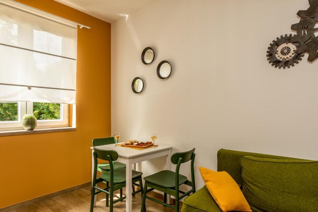 Posezení v ubytování Apartments Pausa