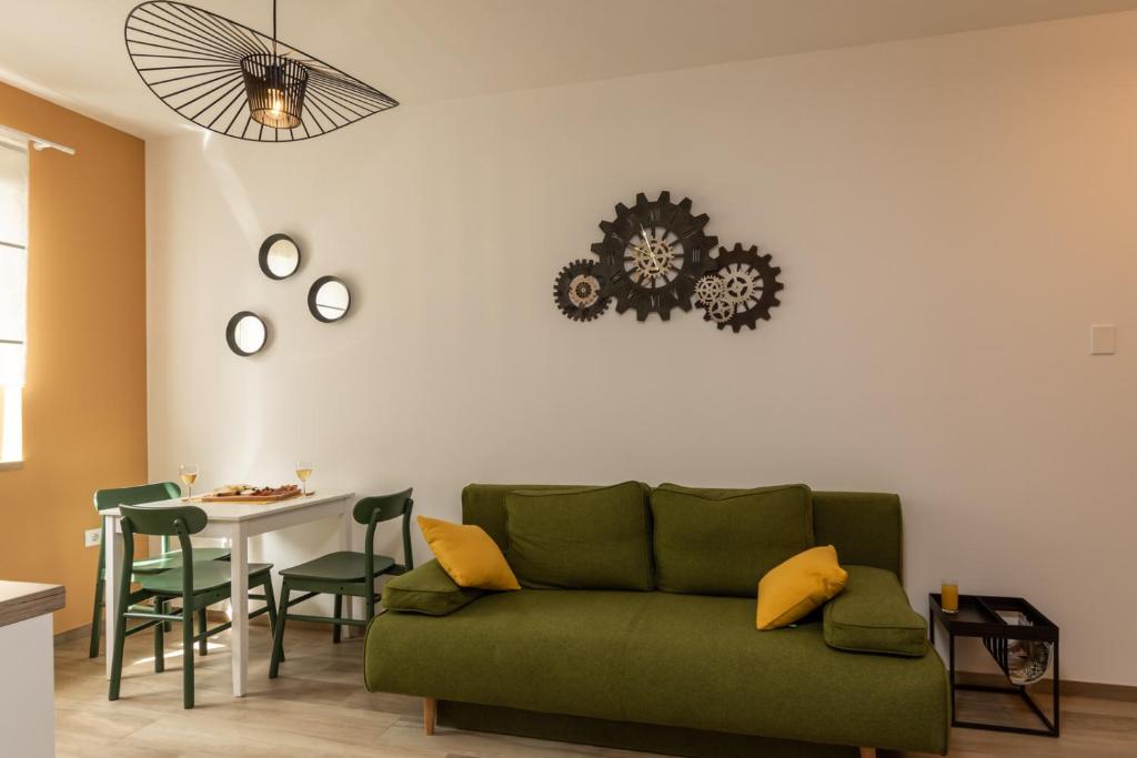 Posezení v ubytování Apartments Pausa