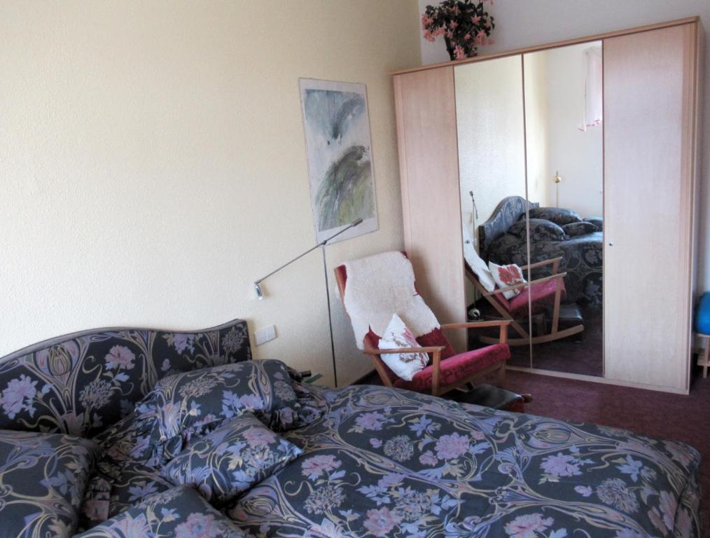 Postel nebo postele na pokoji v ubytování Urlaubsdomizil Lengefeld