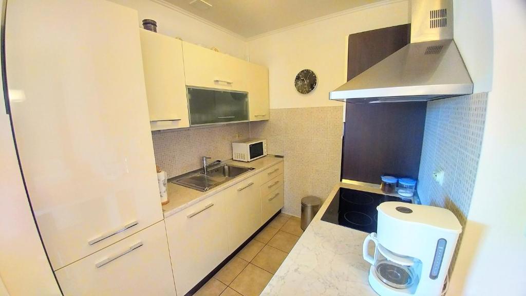 Kuchyňa alebo kuchynka v ubytovaní Apartment Deluxe Sea View Split