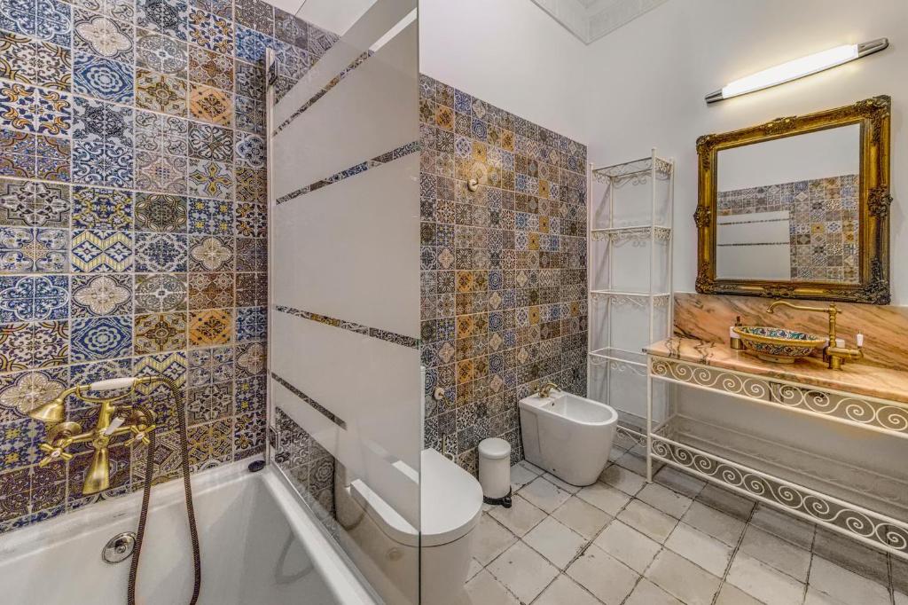 Koupelna v ubytování Mosaiko 5 Suites