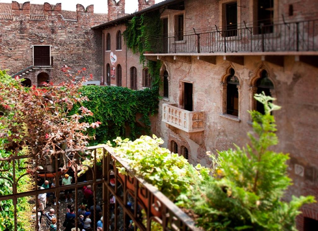 Zahrada ubytování Relais Balcone di Giulietta