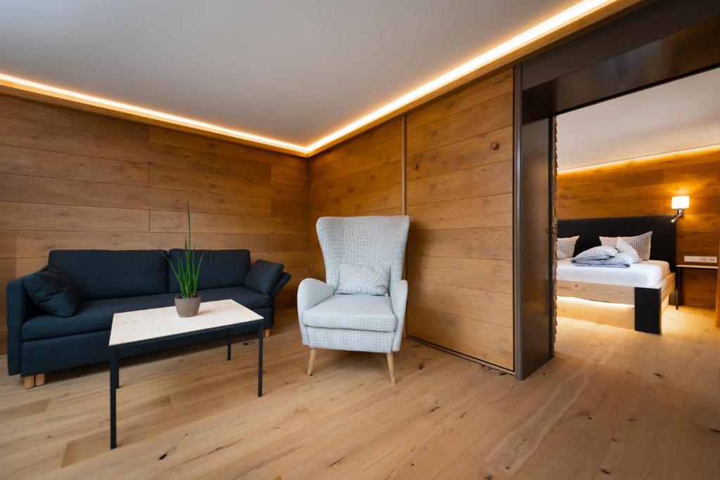 Postel nebo postele na pokoji v ubytování freistil Boutiquehotel