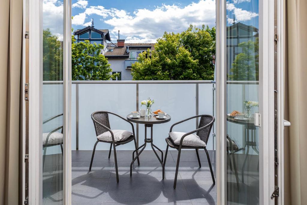 Balkón nebo terasa v ubytování Molo Residence