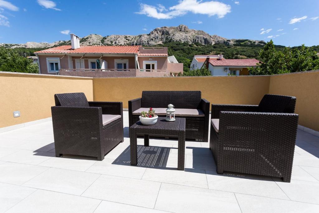 Nespecifikovaný výhled na hory nebo výhled na hory při pohledu z apartmánu